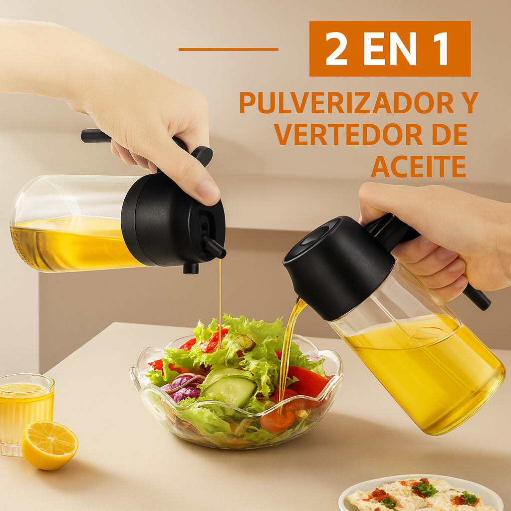 Rociador de Aceite con Doble pico