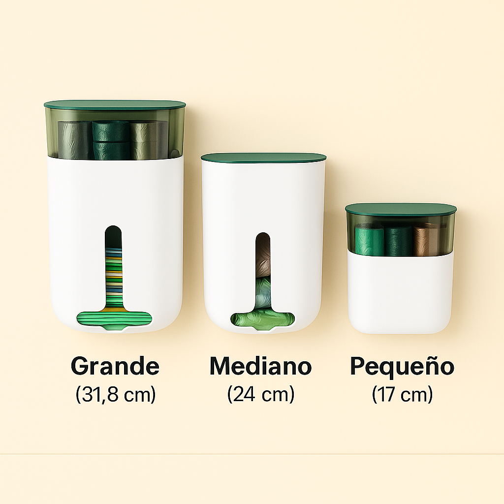 Organizador de bolsa y rollos